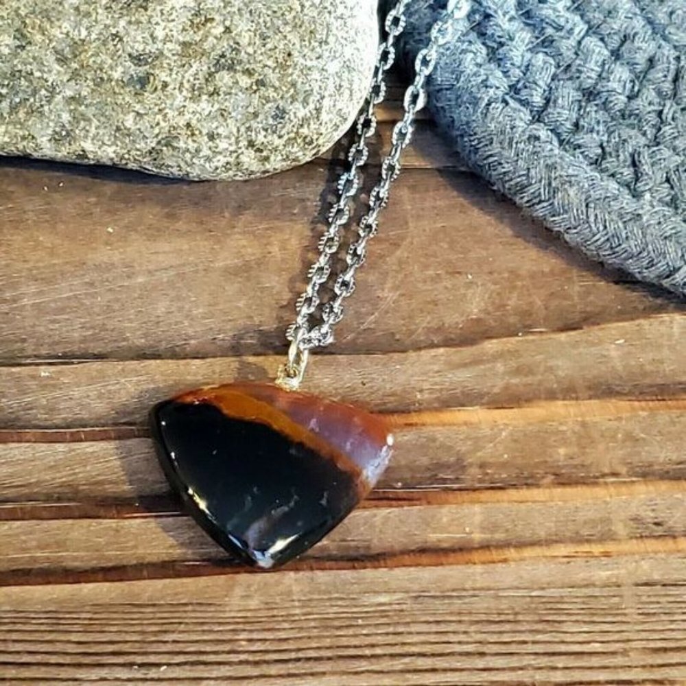 Indian Agate Pendant Necklace - Picture 4 of 7